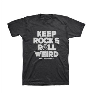 NWT Foo Fighters Shirt Keep Rock & Roll Weird